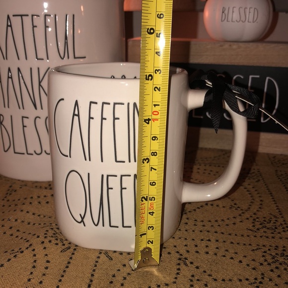 Rae Dunn CAFFEINE QUEEN Mug with Crown Inside - Picture 8 of 8